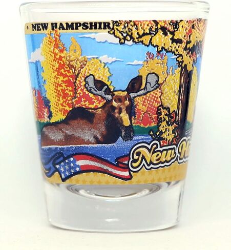 New Hampshire State Wraparound Shot Glass in Saudi Arabia