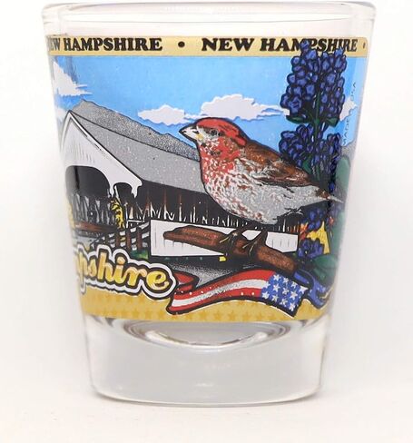 New Hampshire State Wraparound Shot Glass in Saudi Arabia