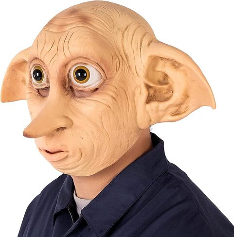 Dobby Mask Novelty Elf Ears Full Head Headwear Latex Mask for Halloween Costume Props in Saudi Arabia