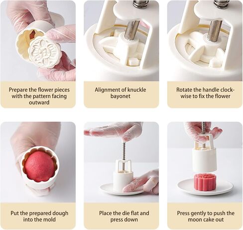 14 PCS Bath Bomb Mold Set Includes 2pcs Bath Bombs Press and 12pcs Different Pattern Stamps for Making DIY Bath Bombs Tools (Style 1) in Saudi Arabia