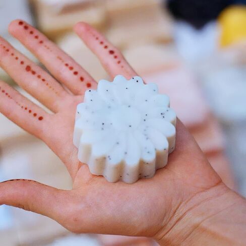 14 PCS Bath Bomb Mold Set Includes 2pcs Bath Bombs Press and 12pcs Different Pattern Stamps for Making DIY Bath Bombs Tools (Style 1) in Saudi Arabia