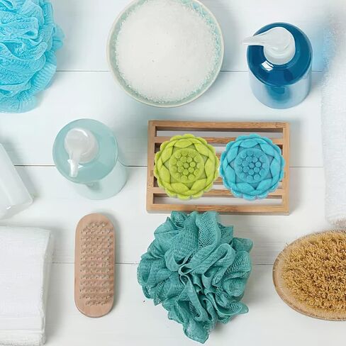 14 PCS Bath Bomb Mold Set Includes 2pcs Bath Bombs Press and 12pcs Different Pattern Stamps for Making DIY Bath Bombs Tools (Style 1) in Saudi Arabia