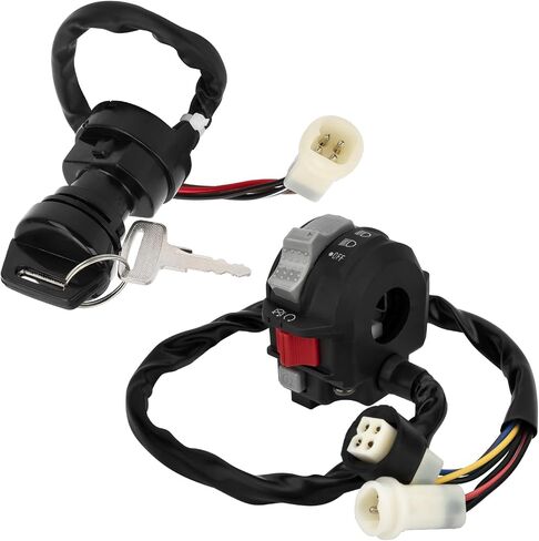 M MATI Start Stop Headlight Switch & Ignition Key Switch for Yamaha Warrior 350 1987-1995 Big Bear 350 1987-1994 Moto-4 225 250 350 1986-1994 Pro-4 Pro Hauler Terra Pro 1988-1989 59V-83973-09-00 in Saudi Arabia