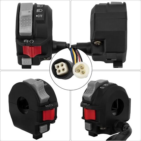 M MATI Start Stop Headlight Switch & Ignition Key Switch for Yamaha Warrior 350 1987-1995 Big Bear 350 1987-1994 Moto-4 225 250 350 1986-1994 Pro-4 Pro Hauler Terra Pro 1988-1989 59V-83973-09-00 in Saudi Arabia