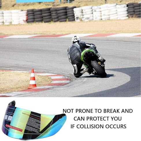 fo AGV K5 K3SV visor Yctze agv k5 lens، agv k5 s، agv k5 s خوذة درع مضاد للضباب فيلم قناع عدسة دراجة نارية حامي ورقة حماية من الخدش الوجه، خوذة دراجة نارية قناع عدسة الزجاج الأمامي in Saudi Arabia