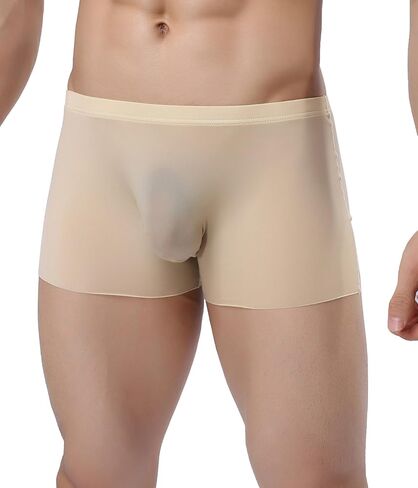 YATEEN Men's Traceless Underwear Ice Silk Boxer Brief in Saudi Arabia