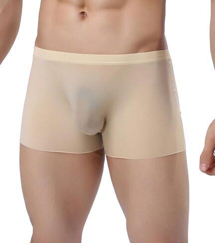 YATEEN Men's Traceless Underwear Ice Silk Boxer Brief in Saudi Arabia