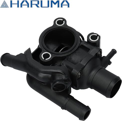 HARUMA 902-201 Engine Coolant Thermostat w/Water Outlet Housing Assembly 2000-2004 for Mazda Tribute for Ford Focus Escape in Kuwait