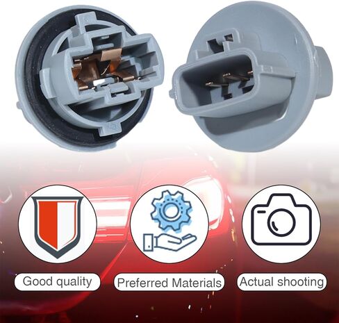 2PCS Socket Plug Front Turn Signal Light Bulb Socket Fit for Toyota Tacoma Tundra Replacement OEM 90075-60060 in Saudi Arabia