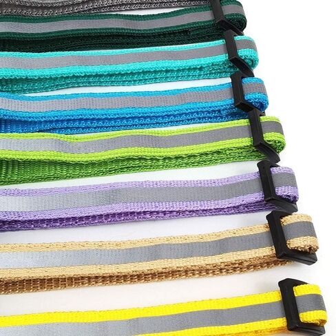 أطواق القطط العاكسة، 12 حزمة من أطواق القطط القابلة للتعديل مع أجراس وإصدار آمن، تناسب جميع القطط المنزلية والقطط الكبيرة (12 لونًا) in Kuwait