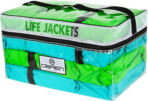 O'Brien Type 2 Four Pack CGA Approved Life Jacket w/Bag for Boats in Saudi Arabia