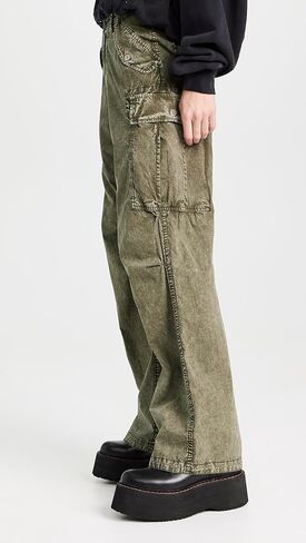 بنطال كارجو نسائي واسع الساق R13 in Kuwait