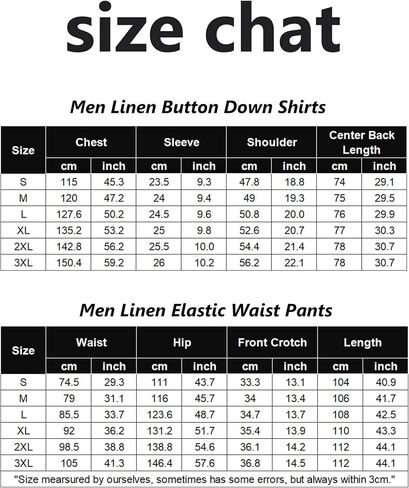 COOFANDY Men Linen Sets Outfits 2 Piece Beach Wedding Shirts Casual Loose Pants A-white in Saudi Arabia