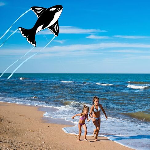 JEKOSEN 2022 New Kites for Kids Toddlers Adults Easy to Fly with Tails Beach Kites with 330ft String for Beginners Boys Girls Kite for Family Outdoor Toy Activites in Saudi Arabia