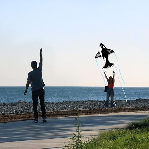 JEKOSEN 2022 New Kites for Kids Toddlers Adults Easy to Fly with Tails Beach Kites with 330ft String for Beginners Boys Girls Kite for Family Outdoor Toy Activites in Saudi Arabia