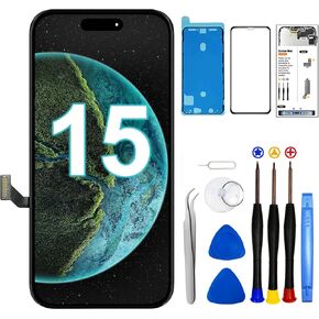 for iPhone 8/ SE 2020 2nd Generation Screen Replacement Black,LCD Touch Digitizer with Repair Tools for A2275, A2298, A2296.with Screen Protector (Black, 8G) in Saudi Arabia