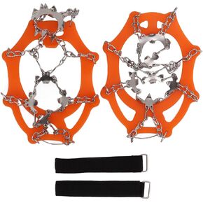 19 Teeth Crampons for Hiking, Durable Stainless Steel in Saudi Arabia