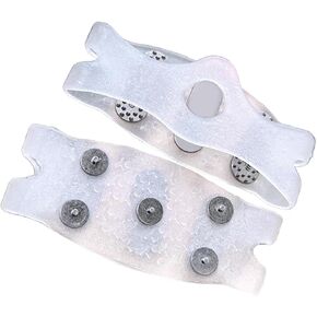 Shoe Grippers with 5 Steel Spikes for Snow,Black in Saudi Arabia