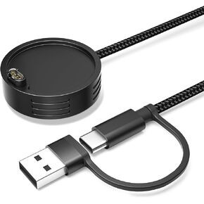 Elebase 2-in-1 USB C Charger Cable Dock 4FT for Garmin Watch Fenix 9 8 7S in Saudi Arabia