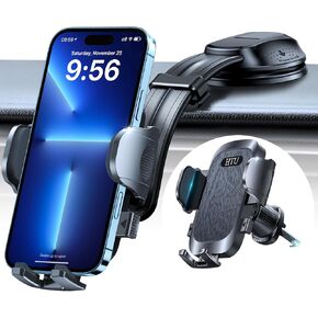 HTU Upgraded Strongest Suction No Block View Bendable Arm Car Phone Holder in Kuwait