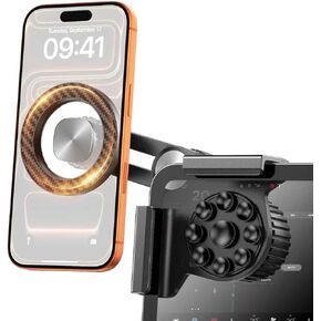 Tesla Phone Mount Model 3/Y Accessories: No-Adhesive for Magsafe Car Mount for Model 3,Y,Juniper,Highland,Cybertruck,Fit for iPhone 12-17 Series and Magsafe Cases in Saudi Arabia
