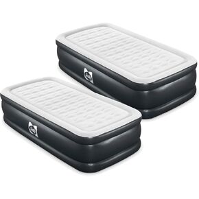 Sealy Tritech Inflatable Air Mattress Bed with Built-in Pump, Gray, Twin in Kuwait