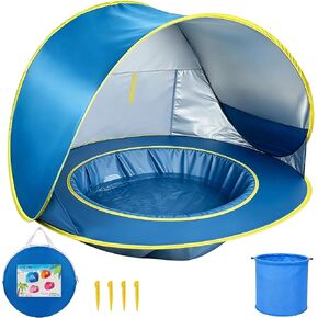Baby Beach Tent Pop Up with Pool Portable Toddler Sun Shade for Beach in Saudi Arabia