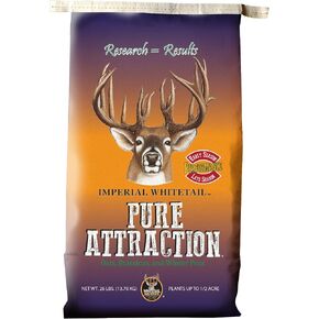 بذور قطعة أرض طعام Whitetail Institute Pure الجذب 0.5 فدان أو 26 رطلاً. in Kuwait