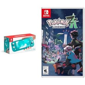 Nintendo Switch Lite Turquoise Console + Pokémon Legends: Z-A Game Bundle in Saudi Arabia