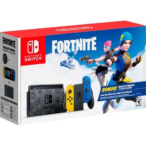 Newest Nintendo Switch Fortnite Wildcat Special Edition with Yellow and Blue Joy-Con, Fortnite Game Pre-Installed - 6.2" Touchscreen LCD Display, 32GB Internal Storage, AC WiFi, w/CUE Accessories in Saudi Arabia