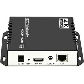 H.265 H.264 4K HDMI to IP Network Video Encoder, 1080P HD Video Audio Encoder Supports RTSP RTMPS UDP HLS SRT HTTP WebRTC ICECAST, for IPTV, Live Streaming, YouTube, Facebook, OBS, ONVIF NVR, etc. in Saudi Arabia