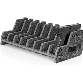 Pistol Rack for Gun Safe, 5° Tilt, Soft Felt, Handgun Rack Pistol Holder in Saudi Arabia
