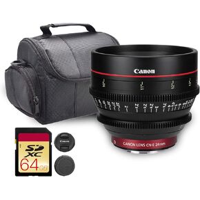 Canon CN-E 24mm T1.5 L F Cinema Prime Lens (6569B001) Bundle in Saudi Arabia