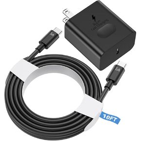 شاحن فائق السرعة 45 وات، كابل USB C بطول 10 أقدام، شحن سريع مع شاحن هاتف أندرويد، كتلة شحن سريعة لهاتف Samsung Galaxy S25/S25 Ultra/S25+/S24 Ultra/S24/S24+/S23 Ultra/S23/S22/S20/S21/Note 20/Note 10 in Saudi Arabia