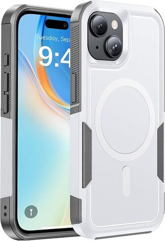 Magnetic for iPhone 17e/16e Case Dual-Layer Shockproof Black in Saudi Arabia