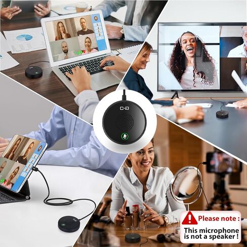 USB Conference Microphone for PC & Mobile Device, AI Noise Reduction in Kuwait
