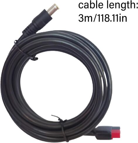 كابل إدخال محطة الطاقة المحمولة DC7909 ذكر إلى موصل 45A | سلك مرافق 14 AWG، طول 3 أمتار، إعداد نقل الطاقة الشمسية، غلاف PVC، التوجيه in Kuwait