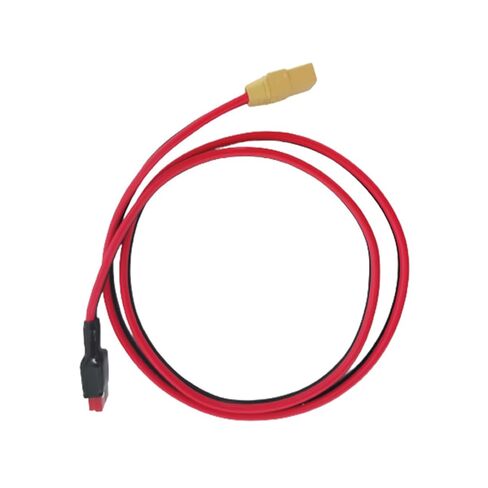 شحن البطارية XT90 أنثى إلى كابل موصل 45A 1 متر PVC | غطاء PVC موصل نحاسي لأسلاك صندوق البطارية، واستخدام المصدر المحمول، وإعدادات الشحن وتوجيه القطبية in Kuwait