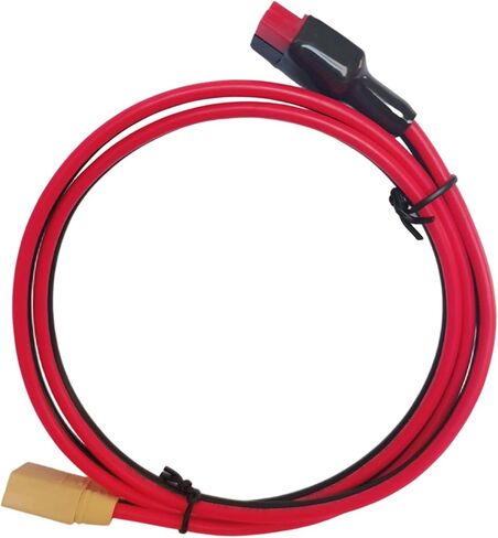 كابل طاقة الإدخال المباشر XT90 ذكر إلى موصل 45A 12AWG 1M | الأسلاك النحاسية، طلاء PVC، موصلات مناسبة للمقبس، مجموعات خارجية in Kuwait