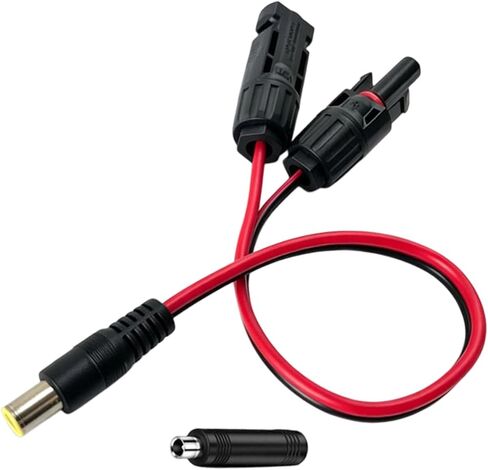 ملحق طاقة احتياطية مع أطراف موصل للطاقة الشمسية، 1 متر | قابس 7909، محول 8020، غطاء PVC 14AWG للإدخال المحمول in Kuwait