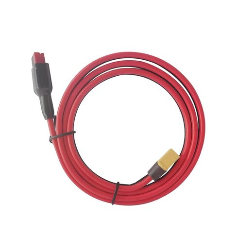 كابل محول بطارية 100 سم مع قابس ذكر أصفر | موصل 45A، سلك نحاسي معلب 12 AWG لترتيبات إدخال المولدات المحمولة in Kuwait