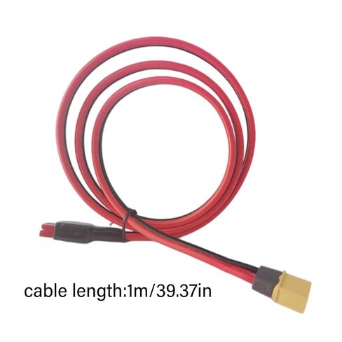 كابل محول بطارية 100 سم مع قابس ذكر أصفر | موصل 45A، سلك نحاسي معلب 12 AWG لترتيبات إدخال المولدات المحمولة in Kuwait
