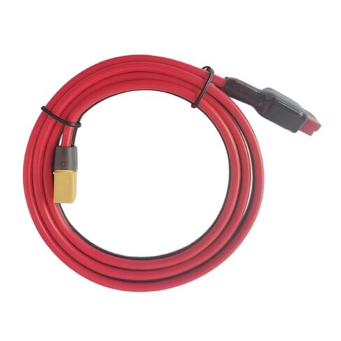 كابل محول بطارية 100 سم مع قابس ذكر أصفر | موصل 45A، سلك نحاسي معلب 12 AWG لترتيبات إدخال المولدات المحمولة in Kuwait