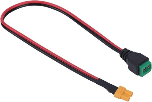 كابل محول XT30، 30 سم بدون لحام 2Pin، محول XT30 أنثى | مهام إعداد أسلاك البطارية ومعدات FPV مع الكتلة الطرفية لاستخدام البطارية المدمجة in Kuwait