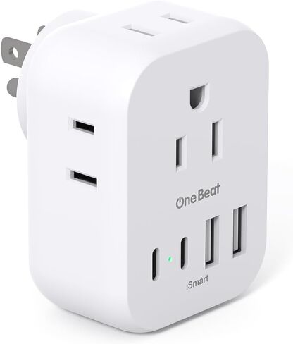 Travel Cruise Ship Essentials, Mini Multi Plug Wall Outlet Extender, White in Saudi Arabia