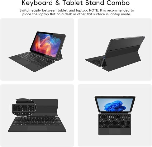 2-in-1 Laptop/Tablet (2026), 1-Year Office 365, 10.1" FHD IPS Touchscreen in Kuwait