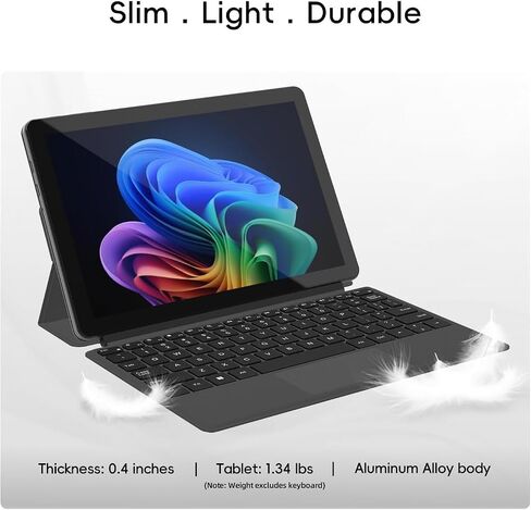 2-in-1 Laptop/Tablet (2026), 1-Year Office 365, 10.1" FHD IPS Touchscreen in Kuwait