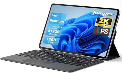 2-in-1 Laptop Tablet, 12" 2K Touchscreen, Intel 6500Y, 12GB RAM 512GB SSD in Saudi Arabia