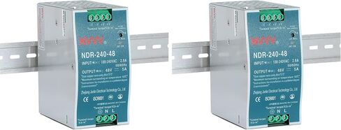 48V DC Output Industrial DIN Rail Power Supply 5 Amp NDR-240-48 240W Input Voltage 100 to 240 Built-in Active PFC Function in Saudi Arabia