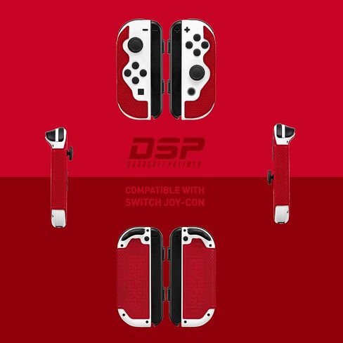Lizard Skins Joy-Con Grip for Nintendo Switch– DSP Grip Compatible with Switch Joy-Con Controller 0.5mm Thickness - PRE Cut Pieces - Easy to Install – 10 Colors (Crimson Red) in Saudi Arabia